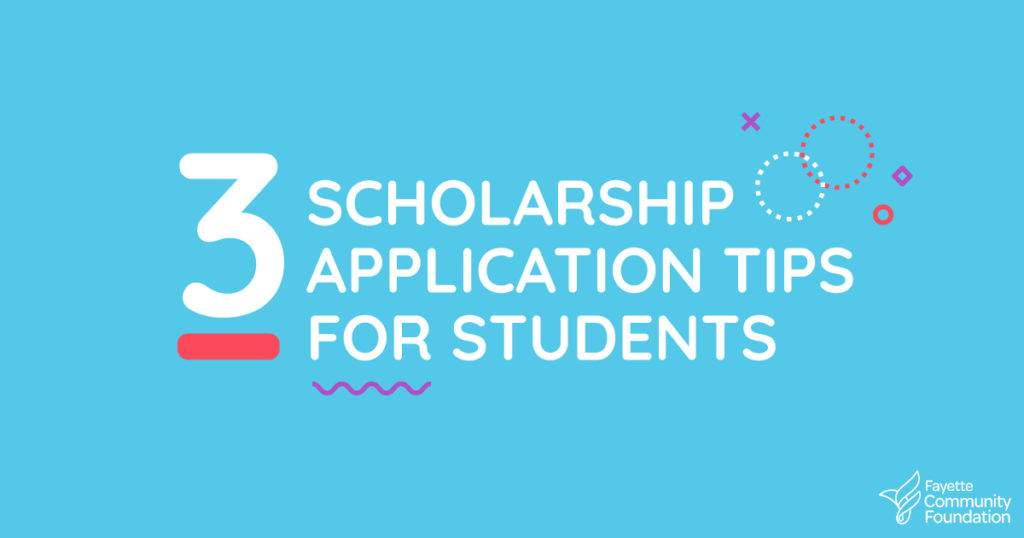 3 Scholarship Tips for Students