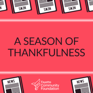 A Season of Thankfulness
